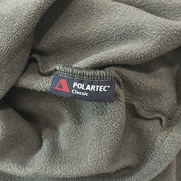 North Face mens pullover fleece size XXL Dark Green - Picture 11 of 11